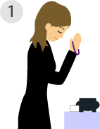 立礼焼香の作法