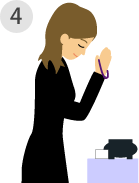 立礼焼香の作法