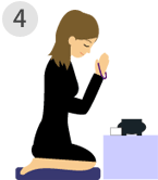 座礼焼香の作法