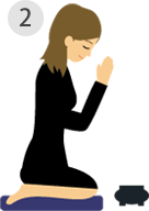 回し焼香の作法